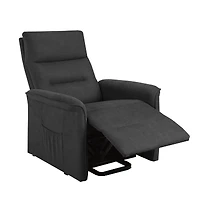 Reclinable chaise Ariel, Gris Foncé