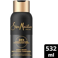 SheaMoisture Body Wash Calm and clearing body wash African Black Soap for 24H Visible Moisture for Healthy, Glowing Skin 532 ml, 532mL