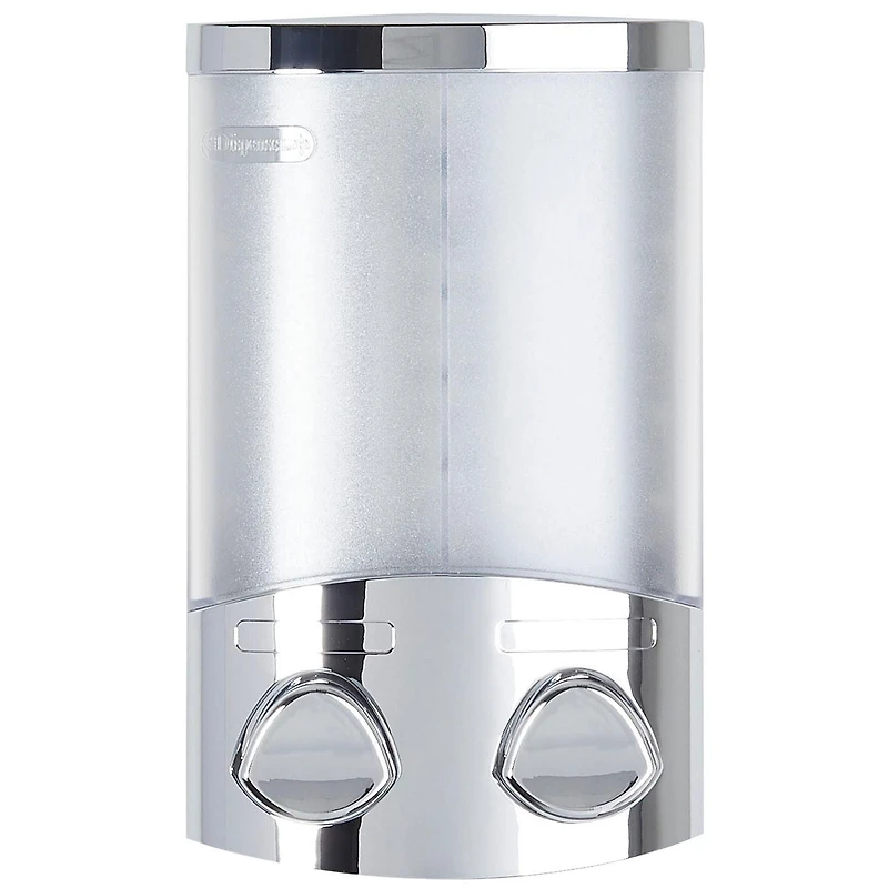 Better Living Products 76244-1 EURO Series DUO 2 Chamber Wall Mount Soap and Shower Dispenser Chrome