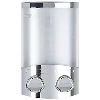 Better Living Products 76244-1 EURO Series DUO 2 Chamber Wall Mount Soap and Shower Dispenser Chrome