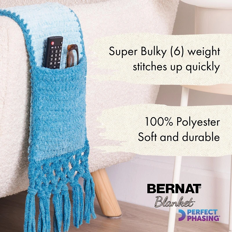Bernat® Blanket Perfect Phasing Yarn, Polyester #6 Super Bulky, 10.5oz/300g, 220 Yards