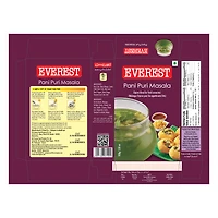 Everest Pani Puri Masala, 100g Mélange d’épices authentique pour l’eau Pani Puri acidulée