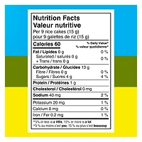 Quaker Crispy Minis galettes de riz brun saveur Pommes et cannelle