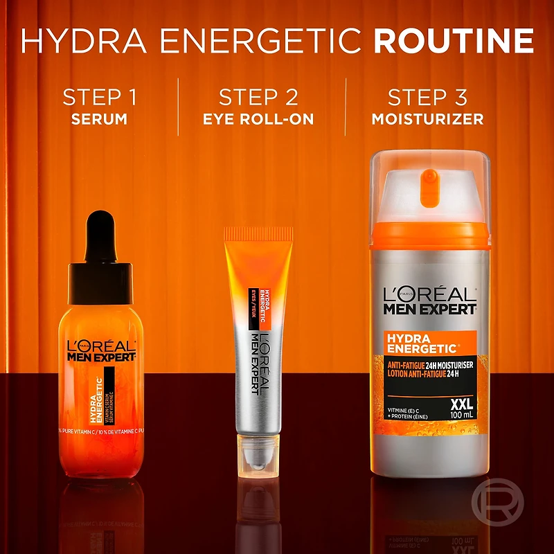 L’Oréal Paris Men Expert Hydra XXL Energetic Anti Fatigue Men's Daily Moisturizer, 100ml