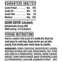 Nature's Recipe Chewy Bites Grain Free Natural Dog Treats, Turkey, Pea & Carrot Recipe