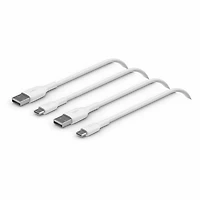 Câble BoostCharge USB-C vers USB-A 1m (Paquet de 2) Blanc de Belkin