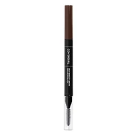 COVERGIRL Easy Breezy Brow 24HR Brow Ink Pen™, dual applicator, ultra-precise felt-tip, spoolie comb, water-resistant, lightweight, 100% Cruelty-Free, Eyebrow pen that lasts 24hrs