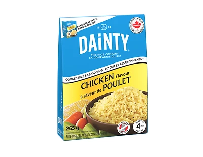 Dainty Cooked Rice & Seasoning - Chicken Flavour