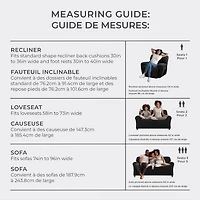 Housse de sofa extensible douce Pixel, housse de mobilier fabriquée avec 20 % de tissu recyclé, lavable à la machine couleurs assorties