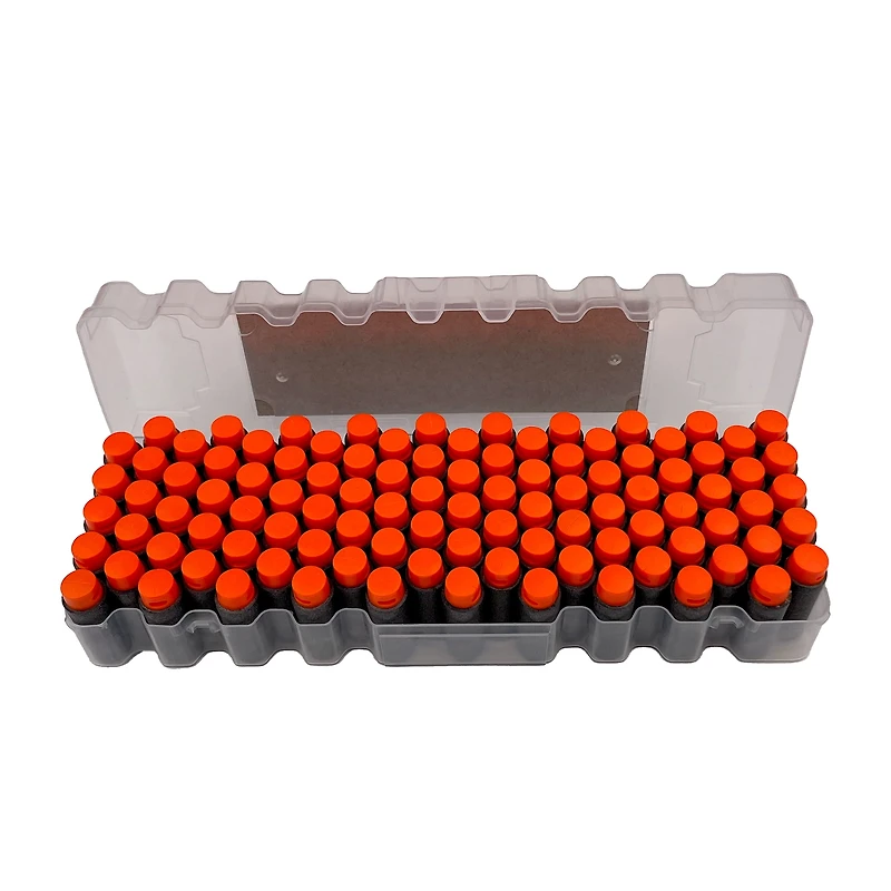Adventure Force Tactical Strike 100 Half-Length Pro Foam Dart Blaster Refill, Shoots over 125 ft, Compatible with Most Pro Blasters, 14+