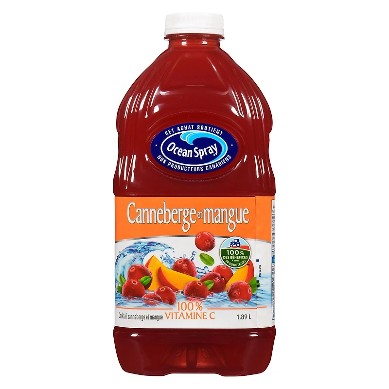 Ocean Spray Cran•Mango™ Cranberry Mango Cocktail, 1.89L