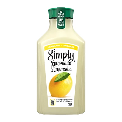 Simply Lemonade Handle Free Bottle, 2.63 Liters