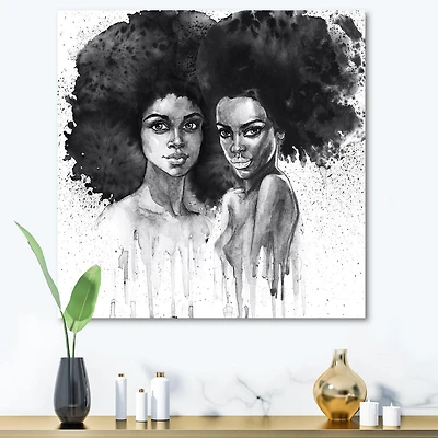 Designart Portrait de femme afro-américaine XI Art mural sur toile