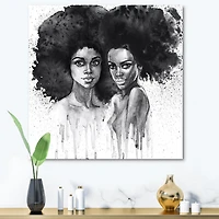 Designart Portrait de femme afro-américaine XI Art mural sur toile