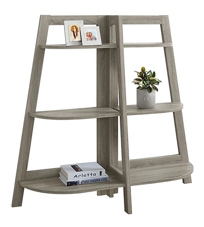 Monarch Specialties Inc Monarch Specialties Dark Taupe Bookcase