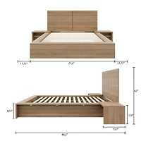 Ensemble de chambre à coucher Marcy 4 pièces avec lit
