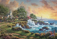 Ceaco - Thomas Kinkade - Seaside Haven -  2000 Piece Puzzle