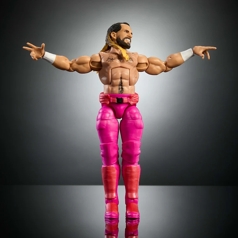WWE-Figurine articulée collection Élite avec éléments Seth Rollins