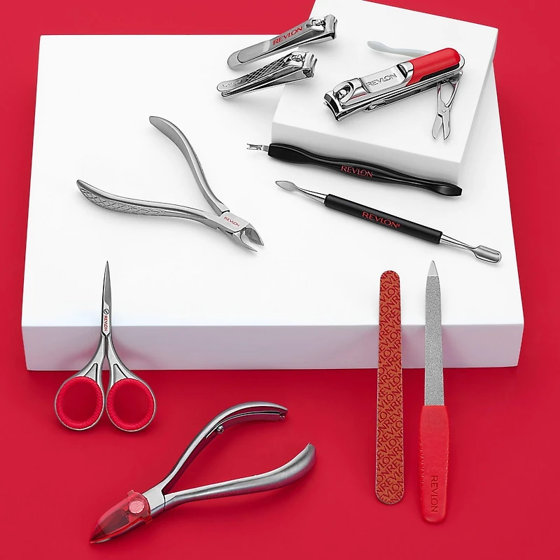 Revlon Expert Dual-Ended Nail Groomer, Stainless Steel Nail Care Tool Clean Under Nails and Lift Cuticles, RV DL END NL GRMR 0.063 lbs