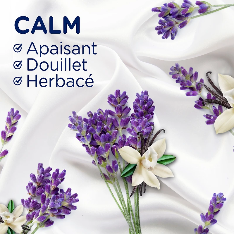 Perles rehausse-parfum pour lessive Downy Infusions, CALM, Lavande apaisante et gousse de vanille