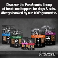 PureSnacks gâteries séchées à froid de foie de boeuf pour chien 410g