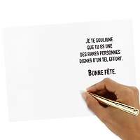 Carte de fête comique – Hallmark (J'ai dû sortir de chez moi)