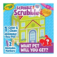 Crayola Scribble Scrubbie Mystery Pet Playhouse, Mystery Pet with House