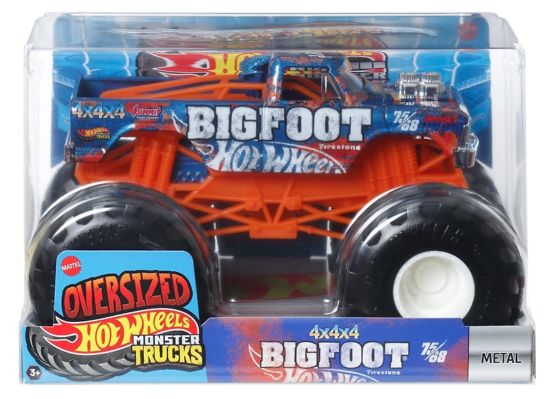 Hot Wheels Monster Trucks, Oversized Monster Truck in 1:24 Scale