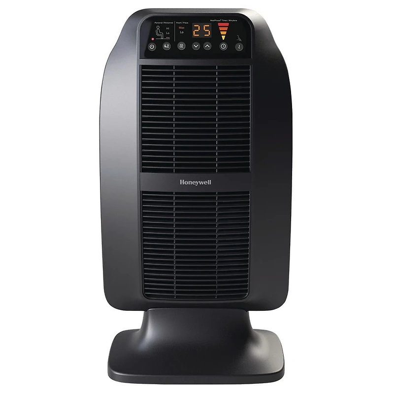 Honeywell HCE845BC HeatGenius™ Chaufferette en céramique à deux zones Façon plus futée de chauffer