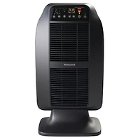 Honeywell HCE845BC HeatGenius™ Chaufferette en céramique à deux zones Façon plus futée de chauffer