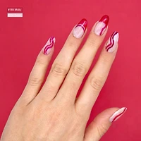 Looky Vernis à ongles gel 3-en-1 combinant base/couleur/couche de finition, résultat professionnel à la maison, application facile, séchage rapide UV/DEL, longue tenue, 15 ml