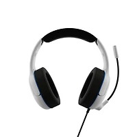 PDP AIRLITE Pro Wired Headset: Frost White For PlayStation 5, PlayStation 4, PlayStation