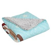 Couverture de noel, renne 50po x 60po