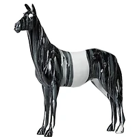 Art abstrait du cheval Colts B sculpture en résine Décoration d'intérieur Statue Meubles canadiens