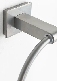 era Sidney Mounting Towel Ring Arctic Silver