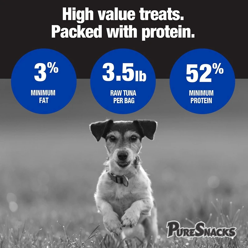 Mini-PureSnacks Air Dried Trainers, Tuna for Dogs 396g