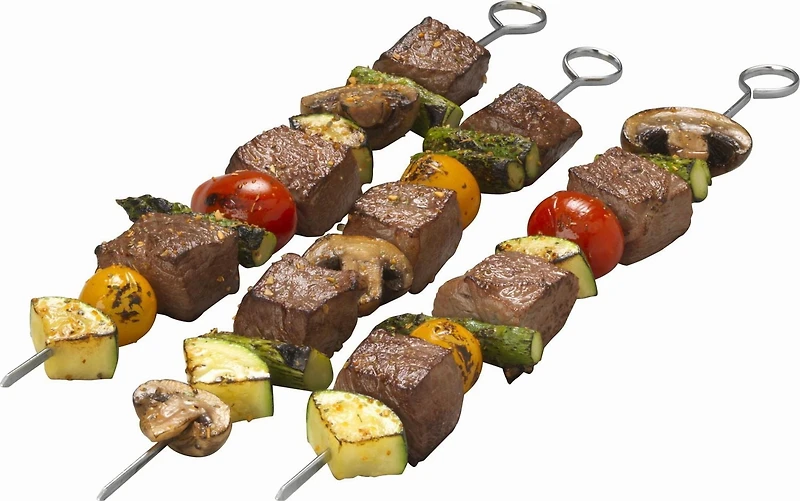 Ensemble de brochette en métal de 12 po de MainstaysMC Ensemble de brochette de 12 po