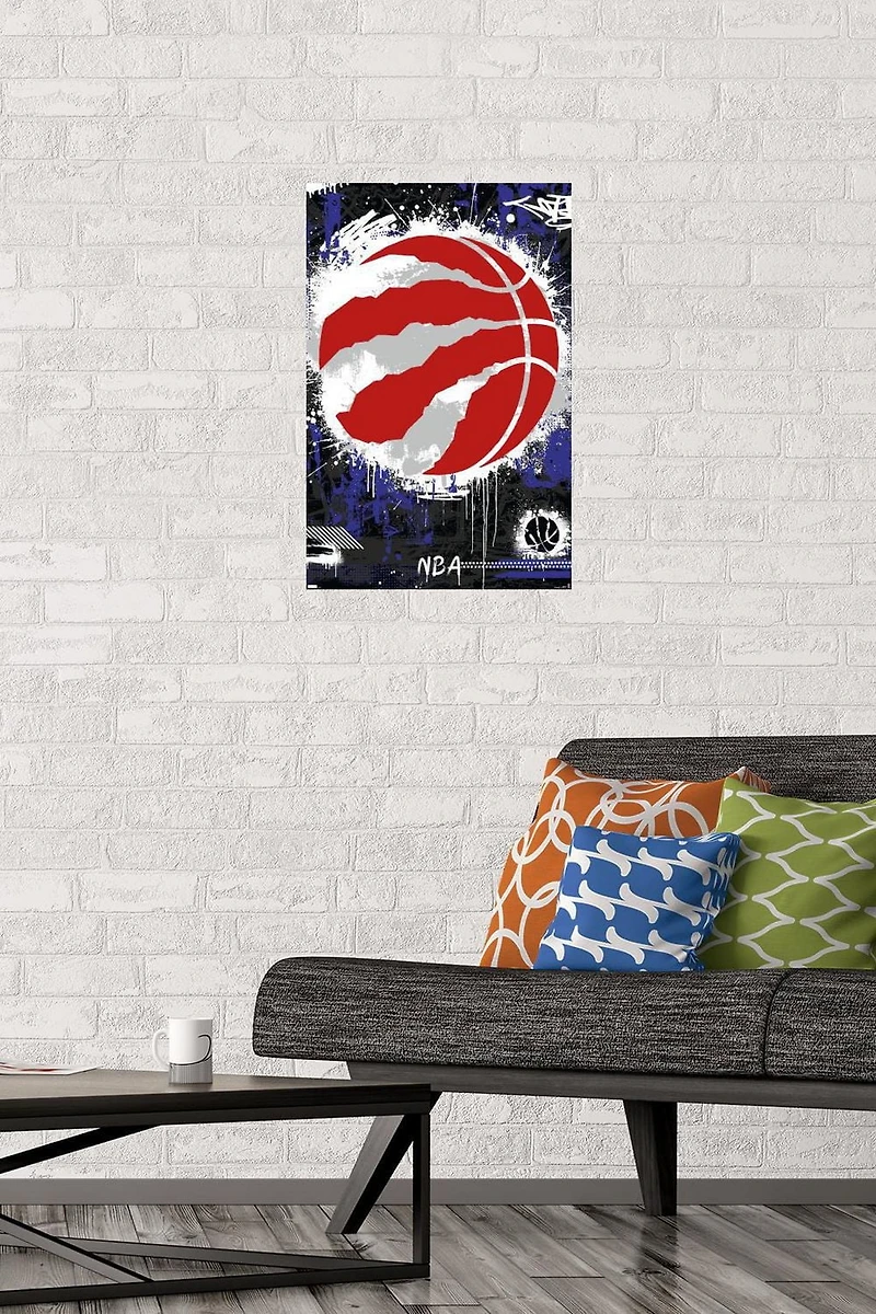 NBA Toronto Raptors - Maximalist Logo 23 Wall Poster, 22.375" x 34"