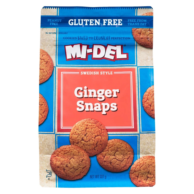 Mi-Del Gluten Free Ginger Snap Cookies