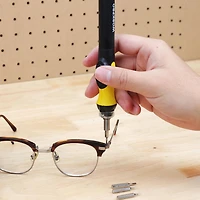 WorkPro Lighted Power Precision Screwdriver  - 21 Piece, Built-in LED Light,3.0V