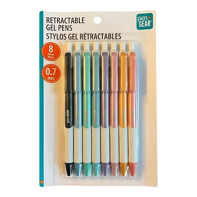 Stylos Gel Retractables 8ct Stylos Gel Retractables