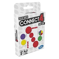 Jeu de cartes Connect 4, pour enfants à partir de 6 ans, pour 2 à 4 joueurs