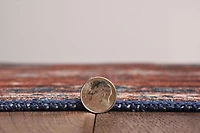 Foster 2' x 8' Washable Runner, Russet and Ivory