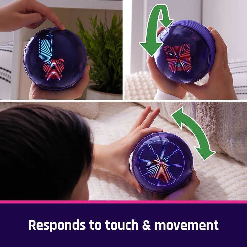 Bitzee, Hamster Ball Interactive Digital Pet, over 20 Characters, Reacts to Touch & Rolls