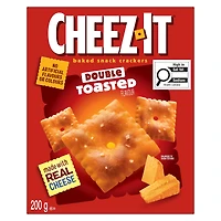 Cheez-It* Baked Snack Crackers Double Toasted Flavour 200 g, Perfect for game time, party spreads, lunches, evening snacking and more - the cheesy options are endless.