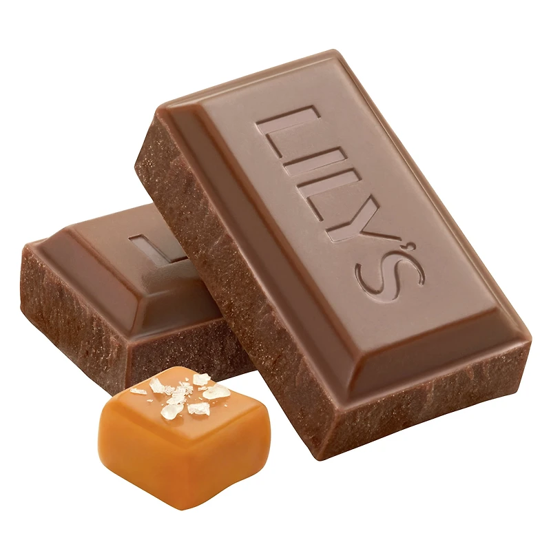 Lily's Salted Caramel Milk Chocolate Style Bar 80g, Lily's Salted Caramel Milk Chocolate Style Bar