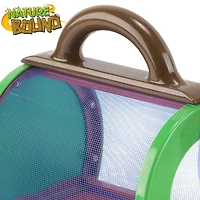 Nature Bound Toys Critter Cage Bug Catcher and Habitat Kit, Insect Netting, and Activity Booklet, Green, for Kids, 8.5" x 5.75" x 8", Indoor and Outdoor Use