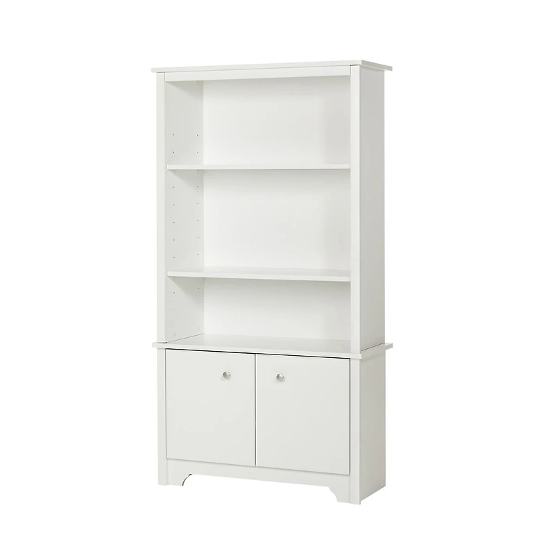South Shore Vito 3-Shelf Bookcase with Doors