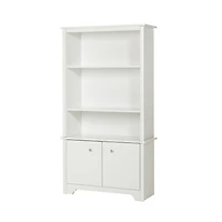 South Shore Vito 3-Shelf Bookcase with Doors