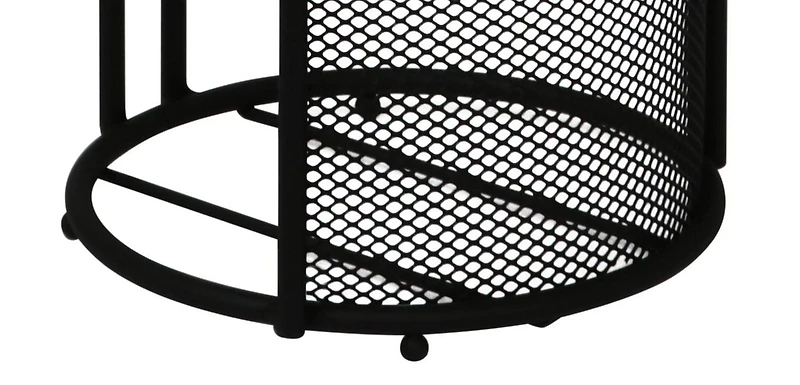 era Support de papier hygiénique Locker noir 6.38po x 23po